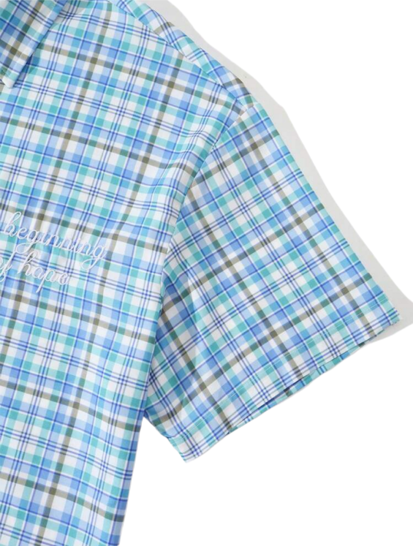 Men's Streetrush Plaid Single Breasted Short Sleeve Casual Shirt