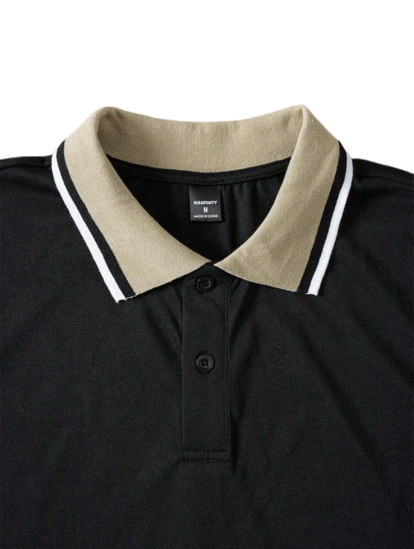Manfinity VCAY Men Contrast Collar Polo Shirt