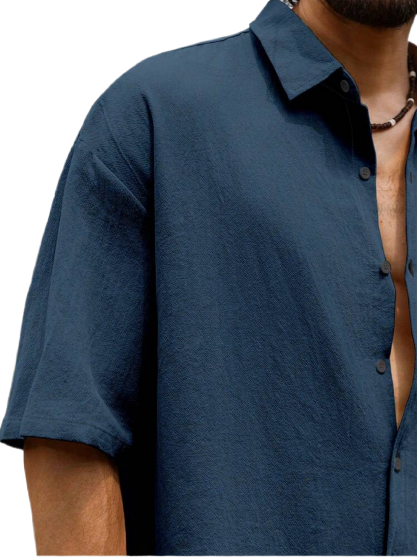 Men’s Solid Color Short Sleeve Shirt