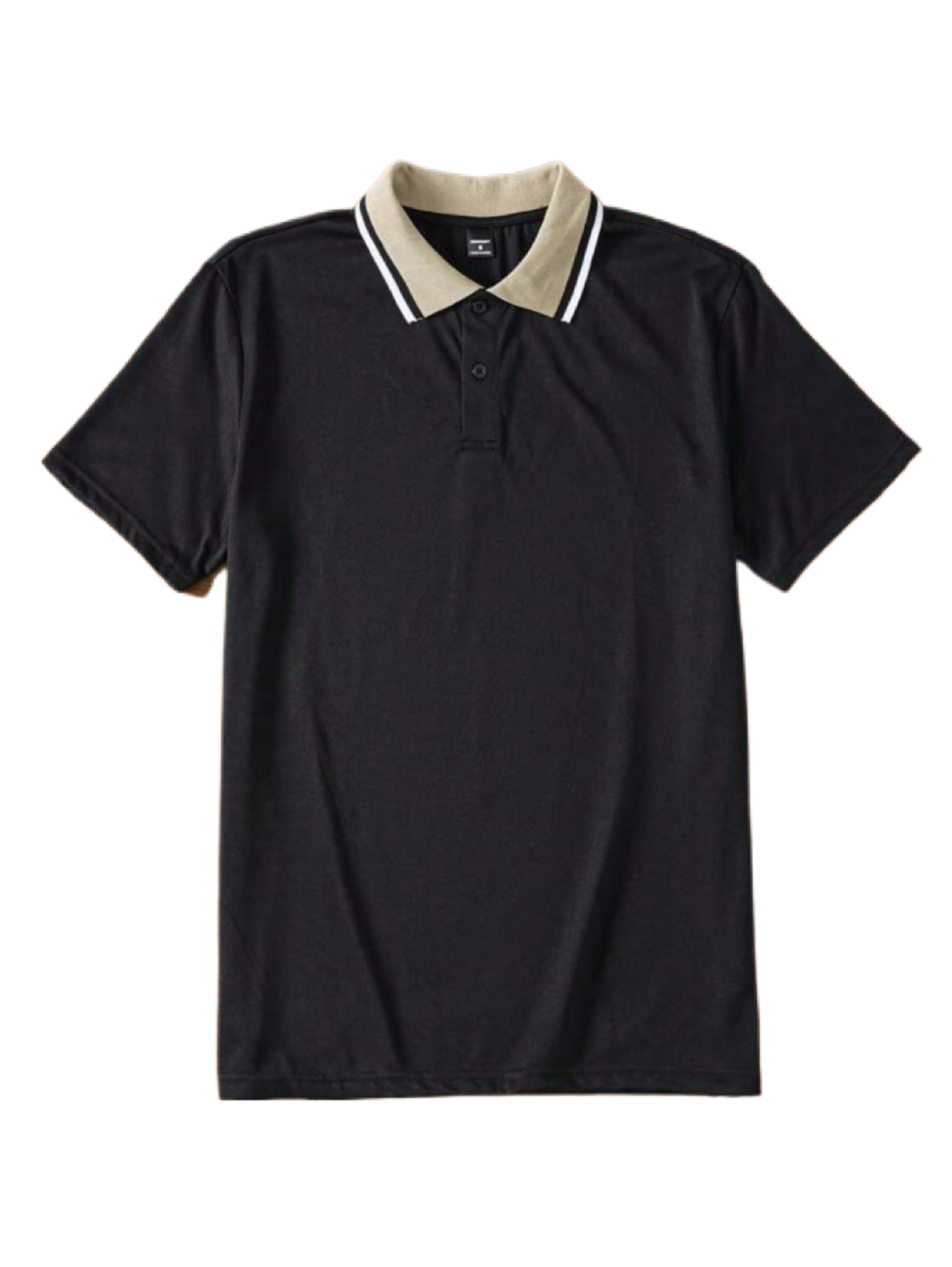Manfinity VCAY Men Contrast Collar Polo Shirt