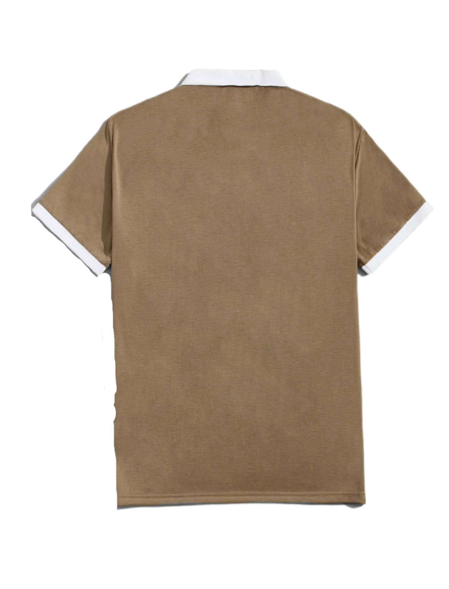 Men Trim Polo Shirt, Half Button