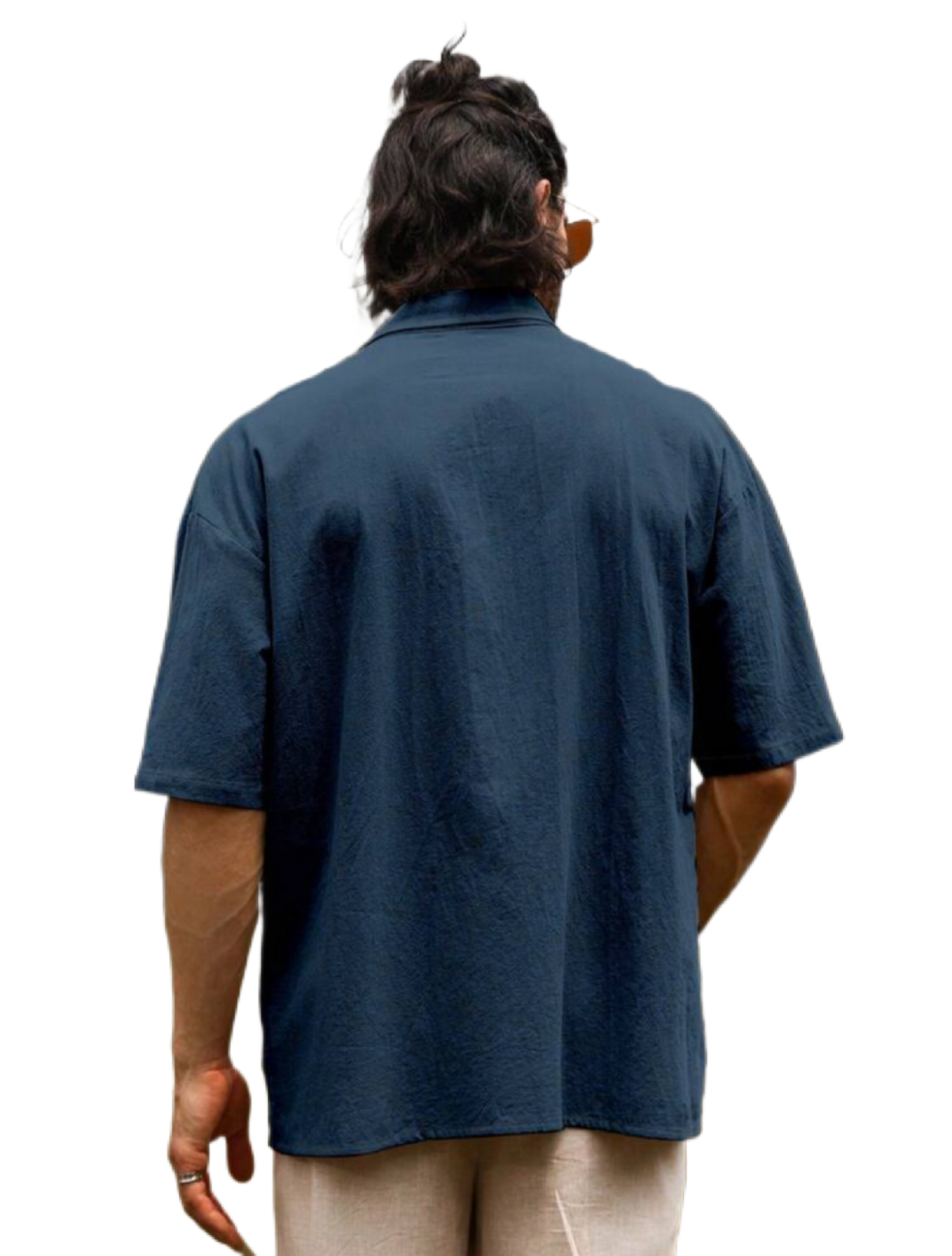 Men’s Solid Color Short Sleeve Shirt