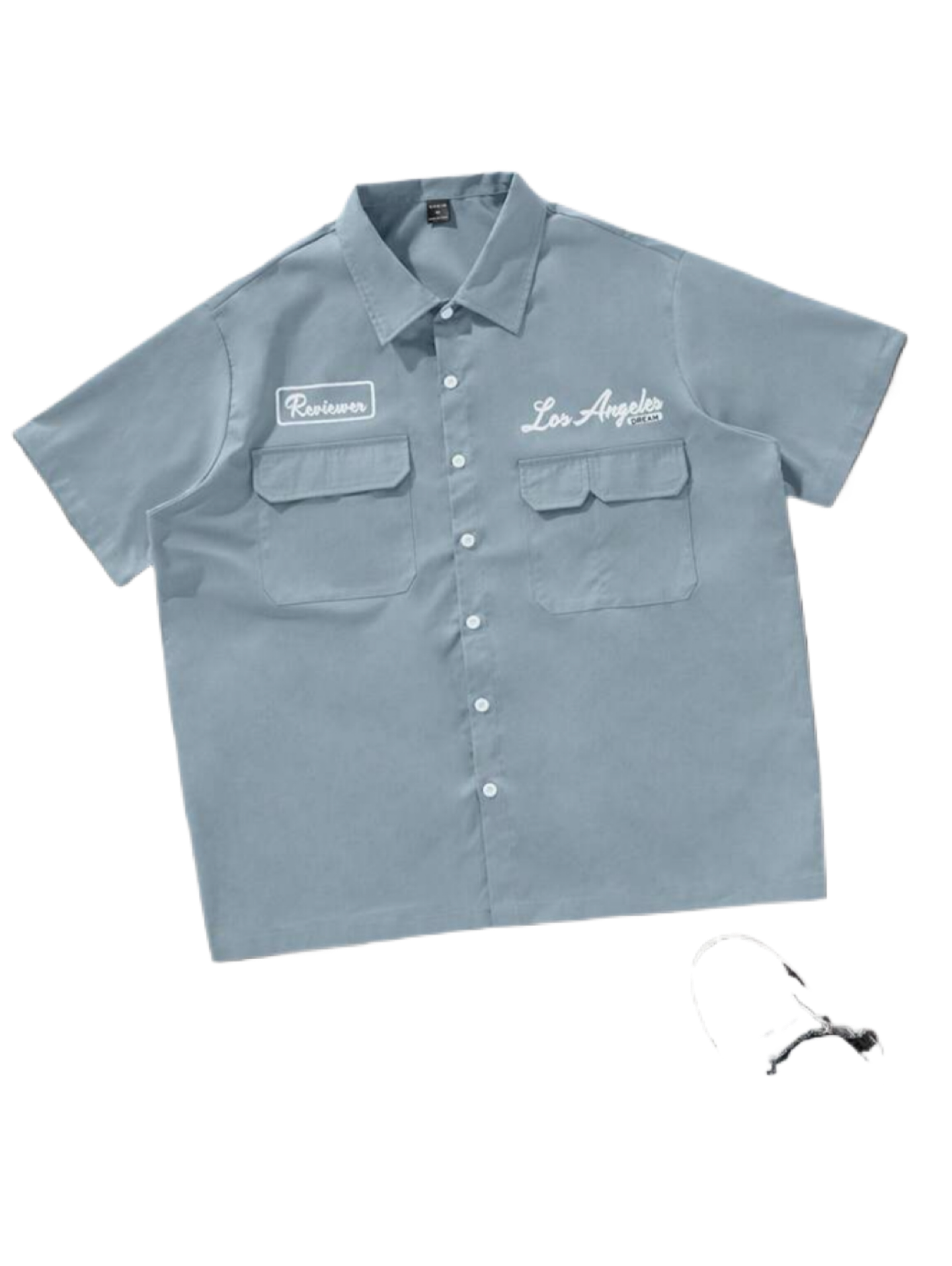 Men’s Loose Fit Streetrush Casual Multi Pocket Shirt
