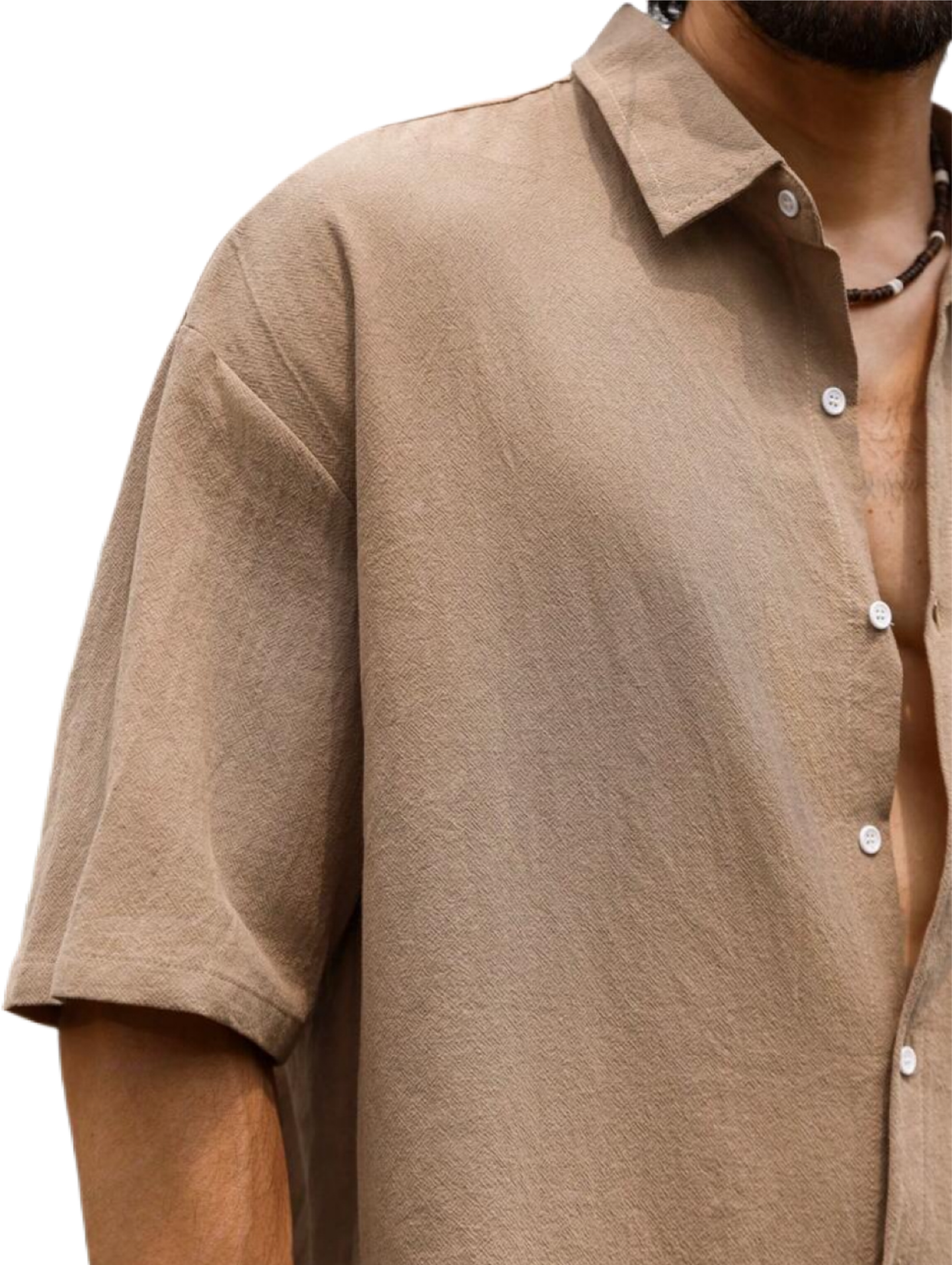 Men’s Solid Color Short Sleeve Shirt