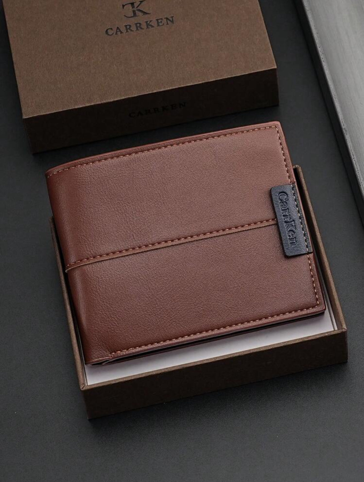 CarrKen Men's Fashion Leather Wallet