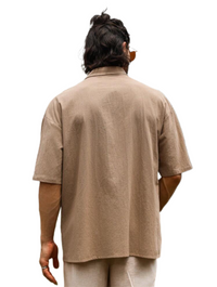 Men’s Solid Color Short Sleeve Shirt