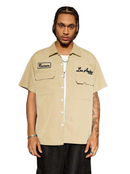 Men’s Loose Fit Streetrush Casual Multi Pocket Shirt