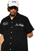 Men’s Loose Fit Streetrush Casual Multi Pocket Shirt