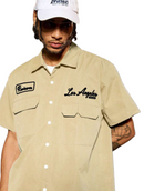 Men’s Loose Fit Streetrush Casual Multi Pocket Shirt