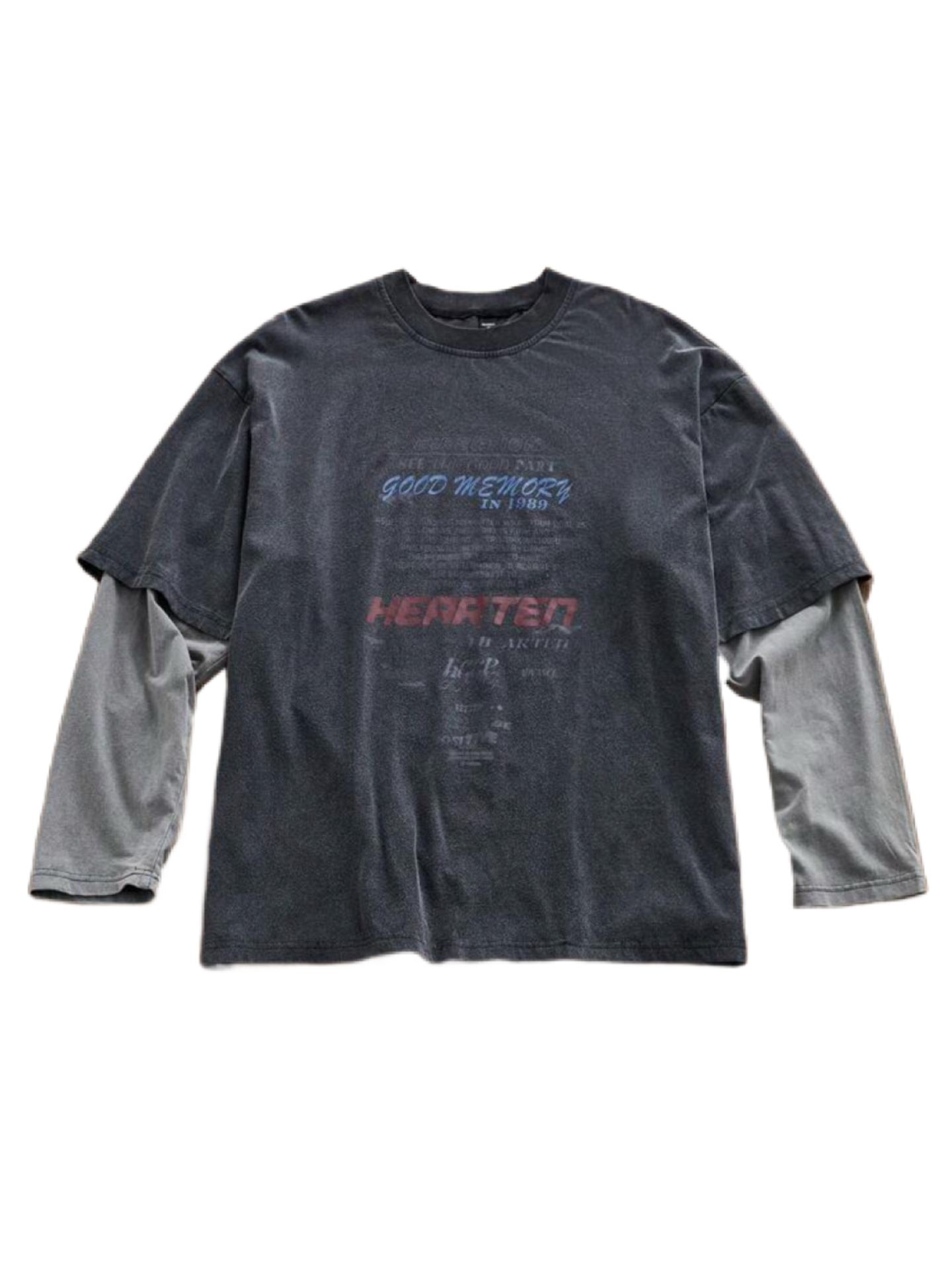 Men Knit Casual Loose Fit Urban Long Sleeve T-Shirt