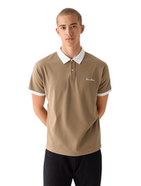 Men Trim Polo Shirt, Half Button