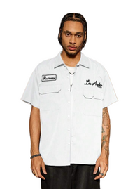 Men’s Loose Fit Streetrush Casual Multi Pocket Shirt