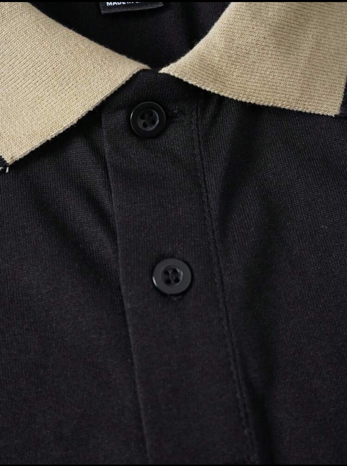 Manfinity VCAY Men Contrast Collar Polo Shirt