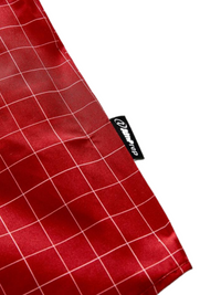 AXEPEAK Men's Loose Fit Short Sleeve Woven Red Shirt