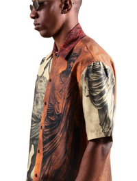 SUMWON Ancient Roman Art Short Sleeve Shirt