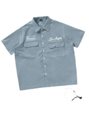 Men’s Loose Fit Streetrush Casual Multi Pocket Shirt
