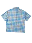 Men's Streetrush Plaid Single Breasted Short Sleeve Casual Shirt