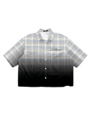 Manfinity Striped Plaid Pattern Fashion Streetwear Men's Standard Fit Short Sleeve Shirt
