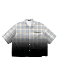 Manfinity Striped Plaid Pattern Fashion Streetwear Men's Standard Fit Short Sleeve Shirt