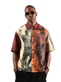 SUMWON Ancient Roman Art Short Sleeve Shirt