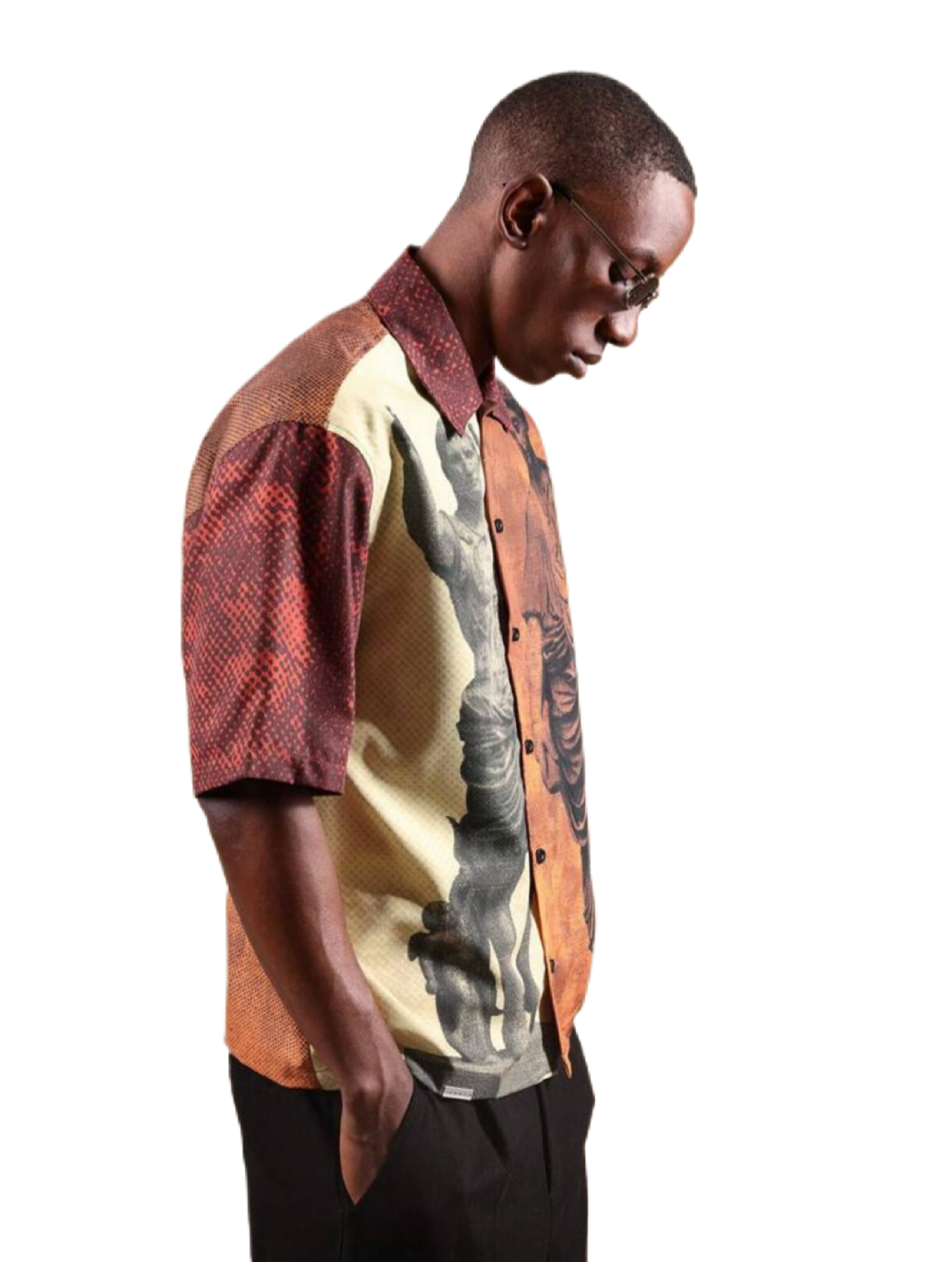 SUMWON Ancient Roman Art Short Sleeve Shirt