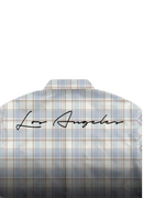 Manfinity Striped Plaid Pattern Fashion Streetwear Men's Standard Fit Short Sleeve Shirt