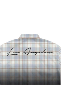 Manfinity Striped Plaid Pattern Fashion Streetwear Men's Standard Fit Short Sleeve Shirt