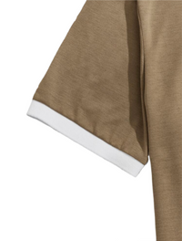 Men Trim Polo Shirt, Half Button