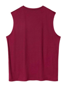 Men's Casual Letter & Heart Print Round Neck Tank Top