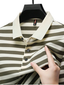 Knit Men’s Stripped Polo Shirt