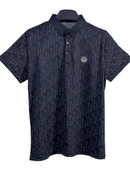 Men's Summer Waffle Pattern Business Casual Wear Polo Shirt